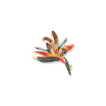 Paradies Blumen Anhänger / Brosche